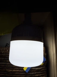 Лампа аккумуляторная usb фонарь на аккумуляторе светодиодная 150 Вт LED лампочка кемпинговая портативная с подвесом светильник ночник для кемпинга 3600 mAh фото от покупателей 14