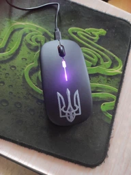 Мышка Бесшумная Беспроводная Kerui K101 USB 2.4G + Bluetooth для Windows Android Macbook Ноутбука Планшета С подсветкой Тризуб
