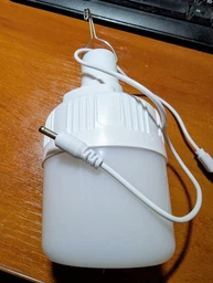 Лампа аккумуляторная usb фонарь на аккумуляторе светодиодная 150 Вт LED лампочка кемпинговая портативная с подвесом светильник ночник для кемпинга 3600 mAh фото от покупателей 12