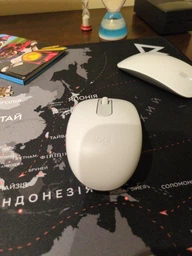 Мышь Logitech M196 Wireless Offwhite (910-007460) фото от покупателей 4