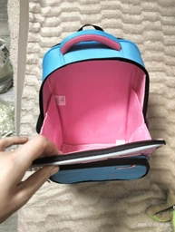 Рюкзак 1 Сентября Pink and Blue 39.5x28.5x14 см 16 л синий (559493) фото от покупателей 1