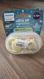 Пустышки Philips AVENT Ultra Air Ночная 0-6 месяцев 2 шт (SCF376/24) фото от покупателей 4