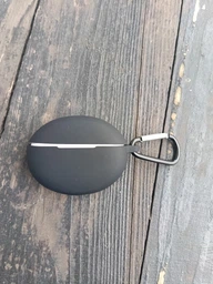 Чохол-накладка DK для Oppo Enco Air 4 Pro | Silicone Candy Friendly с карабином (017987) (black)