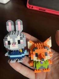 Конструктор BRICKS Зверополис лис Ник Уайлд + крольчиха Джуди Хопс Набор 2 шт фото от покупателей 1