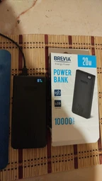 Портативний зарядний пристрій 10000mah (Brevia) 20W Li-Pol, LCD 45120
