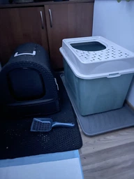 Закрытый туалет для котов с верхним входом Rotho MyPet Cat Toilet Berty ECO 57х39х40 см (7610859232816)