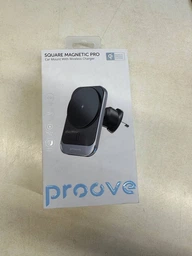 Автодержатель для телефона с беспроводной зарядкой Proove Square Magnetic Pro 15W Black (546920092) фото от покупателей 4