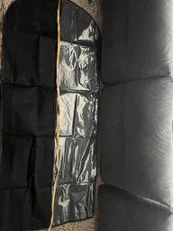 Чехол для одежды RZTK DressBag 60x130 см на молнии Черный полупрозрачный фото от покупателей 12