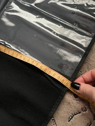 Чехол для одежды RZTK DressBag 60x130 см на молнии Черный полупрозрачный фото от покупателей 9