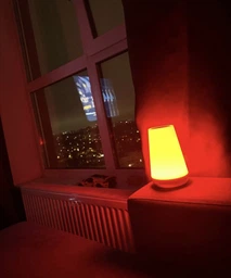 Аккумуляторный ночник с USB зарядкой LED RGB лампа в спальню Villa Volance с пультом, смена 13 цветов, регулировка яркости белая + желтая фото от покупателей 6