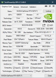 Видеокарта ASUS RTX 5070 Ti 16GB PRIME OC Edition (PRIME-RTX5070TI-O16G) (GDDR7, 256 bit, PCI-E v5.0 x16) фото от покупателей 2