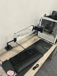Настольное крепление для монитора Anda Seat Stealth Pro II RGB 17''-42'' Titanium (AD-W-A9X-1S-BT) [123489] фото от покупателей 6