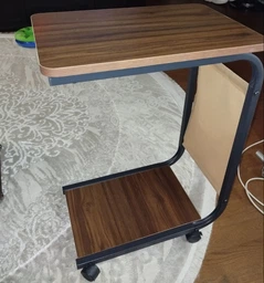 Приставной столик Fabrika Brain Marble Коричневый (FK-W4098) фото от покупателей 2