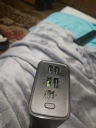 УМБ Павербанк 30000 mAh 22.5W Villini V-0026 4xUSB, PD + QC 3.0 Быстрая Зарядка для Телефона Для Епл Айфон Самсунг Ксяоми Роутера Планшета Портативная Батарея Внешний Аккумулятор Черный фото от покупателей 2