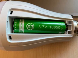 Лампа светодиодная на аккумуляторе 1500 mAh автономная LED E27 аварийная BRS КОМПЛЕКТ 2ШТ фото от покупателей 4