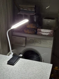 Настольная лампа светодиодная гибкая LED на прищепке юсб Beluck BL-01 USB лед лампа прищепка от блочка и павербанка кабель черная (BLK01Black) фото от покупателей 3