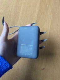 Повербанк 20000 mAh 22.5W Foneng PX116 с LED дисплеем и быстрой зарядкой PD/QC USB-C порт встроенный кабель Type-C lightning универсальный мощный портативный повер банк 20 000 power bank павербанк для телефона iPhone Samsung роутера планшета silver фото от покупателей 2