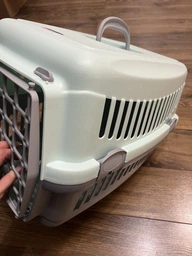 Сумки, переноски AnimAll Переноска для собак і котів, м'ятно-сіра 48,5х32,5х32,5 см (160429) фото від покупців 1