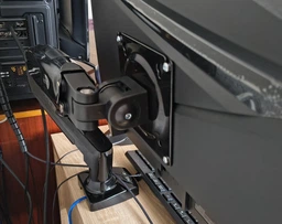 Настольное крепление для монитора RZTK NB-F80 17-30'' до 9кг VESA 75x75/100x100мм Black + кабель USB3.0 1.5 м