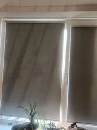 Рулонна штора термо 051 блекаут DecoSharm 52x170 см Білий фото від покупців 4