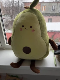Мягкая плюшевая игрушка Авокадо, подушка-игрушка, 60 см