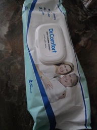 Вологі серветки для догляду за тілом Dr.Comfort 21*24 см з клапоном 50 шт