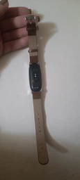 Ремінець шкіряний Mi Jobs для фітнес браслета Xiaomi Mi Band 3 4 5 6 Коричневий + золото (mrk2197) фото від покупців 4