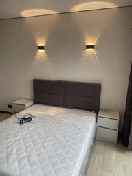 Двуспальная кровать RidneTut Odissey Lite 160х200 см Lili 06 Бежевая (33434-1112006)