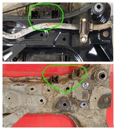 Подрамник передней подвески Nissan Qashqai j11, 54400BB30A ниссан кашкай NTY (ZRZNS003) фото от покупателей 3