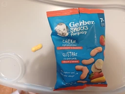 Кукурудзяні снеки Gerber з Полуницею та Бананом для дітей із 7 місяців 28 г (8445291463554) фото від покупців 11