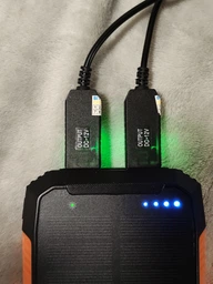 УМБ AURA NRG-30SE ARM SOLAR 30000 mAh Wireless charging Green фото от покупателей 2