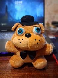 Мягкая игрушка аниматроник Фредди коричневый 18 см - FNAF / 5 ночей с Фредди