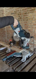 Торцовочная пила с протяжкой Bosch Professional GCM 800 SJ 1400 Вт 5500 об/мин (0601B19000)
