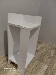 Тумба прикроватная открытая Osby 25 см в спальню ДСП 600х250х266 мм фото от покупателей 3