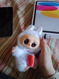 Детская мягкая игрушка сюрприз Лабубу Labubu Coca-Cola плюшевая, брелок для ключей сумки рюкзака для детей и взрослых 17 см фото от покупателей 15