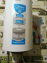 Водонагрівач MIDEA INSTALL 50 фото от покупателей 1