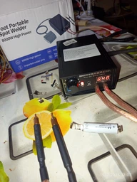 Портативный аппарат точечной сварки Stroem 8000W до 0,3mm для аккумуляторов 18650 с педалью фото от покупателей 2