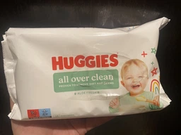 Дитячі вологі серветки Huggies OverClean 56 шт (5029053567822) фото від покупців 11