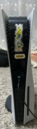Док-станція підставка для консолі та геймпадів для PS5/PS5 Slim iPega PG-P5S009 з підсвіткою white