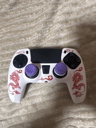 Якісний захисний силіконовий чохол Red Dragon для геймпаду Sony DualSense PS5 + накладки на стіки [466129354] фото від покупців 1
