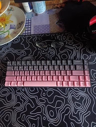 Клавиатура AJAZZ AK680 Черно-Розовая Игровая Механическая с HOT SWAP, 20 Режимов Подсветки. Последняя Ревизия 2025 Года с Ножками. Red Switch фото от покупателей 1