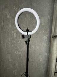 Набір блогера LED лампа 26 см + штатив 2.1м + тримач для телефону для фото та відео