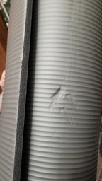 Килимок для йоги EasyFit NBR HIGH-Density 10 мм чорний (йогамат зі спіненого каучуку для фітнесу та пілатесу, мат-каремат спортивний) EF-NK10BK фото від покупців 4