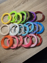 Пластик для 3D ручки набір Еко пластику Smart PLA 3D-PEN filament PLA для 3D-ручок 1.75 мм / 210 метрів (21 колір по 5 м)