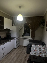 Занавеска короткая из шифона ALBO 300x170 cm Золотистая (KU-139-4) фото от покупателей 1