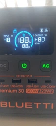 Зарядная станция Bluetti Premium 30 V2 / 600 Вт / 320 Вт⋅ч / LiFePO4 фото от покупателей 12