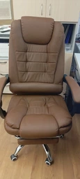 Офисное кресло руководителя Virgo X6 Brown фото от покупателей 5