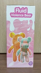 Флюидный мишка сделай сам DIY Creative Fluid Bear 23 см с красками 3 шт / Набор раскраска игрушка медвежонок для творчества фото от покупателей 4