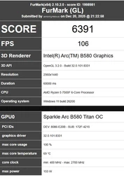 Видеокарта Sparkle Intel Arc B580 TITAN OC 12GB GDDR6 (SB580T-12GOC) фото от покупателей 3