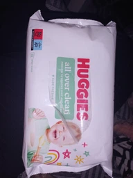 Дитячі вологі серветки Huggies OverClean 56 шт (5029053567822) фото від покупців 10